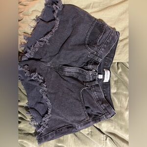 Abercrombie & Fitch Dark Gray and Blue Jean Shorts SET OF 2